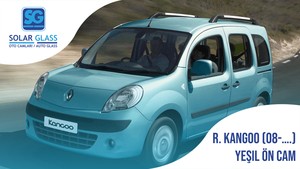 RENAULT KANGOO 07- LAMİNE ÖN CAM SRG. ADE. ŞASE YEŞİL