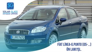  FIAT LINEA / G.PUNTO 05- LAMİNE ÖN CAM YEŞİL