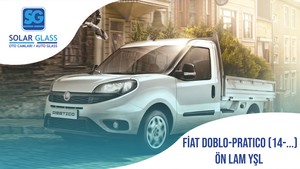  FİAT DOBLO - PRATICO 14- LAMİNE ÖN CAM YEŞİL