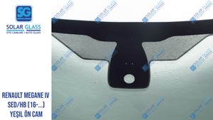  RENAULT MEGANE IV SED/HB  16- LAMİNE ÖN CAM ŞASE SNS. SRG. YEŞİL