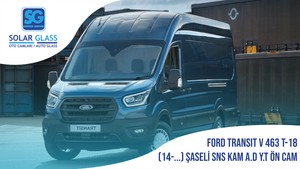  FORD TRANSIT V 463 T-18 YÜKSEK TAVAN LAMİNE ÖN CAM ŞASE SNS. KMR. ADE. YEŞİL