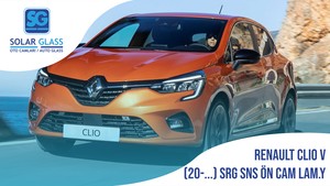 RENAULT CLIO V HB 20- LAMİNE ÖN CAM SRG. SNS. YEŞİL