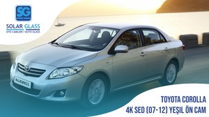 TOYOTA COROLLA SDN. 07- LAMİNE ÖN CAM SRG. ADE. YEŞİL