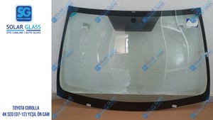  TOYOTA COROLLA SDN. 07- LAMİNE ÖN CAM SRG. ADE. YEŞİL