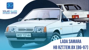 LADA SAMARA HB 86-97 TEMPER ARKA CAMI RZT. BEYAZ