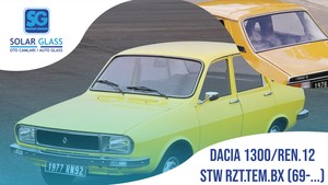 DACIA 1300 / RENAULT 12 STW 69- TEMPER ARKA CAMI RZT. BEYAZ
