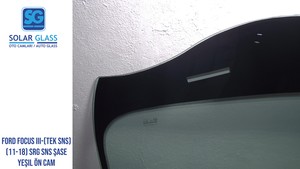  FORD FOCUS III LAMİNE ÖN CAM ŞASE TEK SNS. YEŞİL