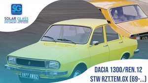 DACIA 1300 / RENAULT 12 STW 69- TEMPER ARKA CAMI RZT. GRİ