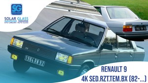 RENAULT 9 4K SDN. 82- TEMPER ARKA CAMI RZT. BEYAZ