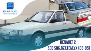 RENAULT 21 SDN. 86-95 TEMPER ARKA CAM SRG. RZT. YEŞİL