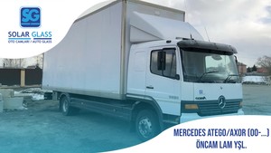 MERCEDES ATEGO/AXOR 00- LAMİNE ÖN CAM YEŞİL