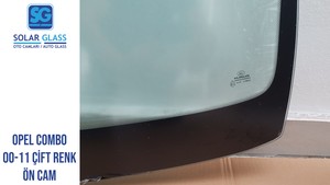  OPEL COMBO 00-11 LAMİNE ÖN CAM SRG. ADE. YEŞİL MAVİ