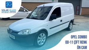 OPEL COMBO 00-11 LAMİNE ÖN CAM SRG. ADE. YEŞİL MAVİ