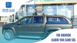 VW AMAROK TEMPER KABİN YAN CAM SOL