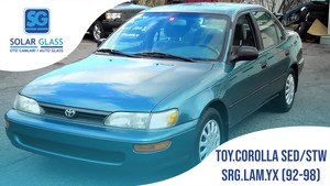TOYOTA COROLLA SED/STW 92-98 LAMİNE ÖN CAM SRG. YEŞİL