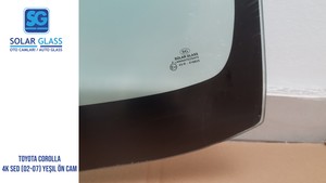  TOYOTA COROLLA SED 02-07 LAMİNE ÖN CAM SRG. YEŞİL