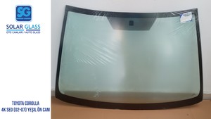  TOYOTA COROLLA SED 02-07 LAMİNE ÖN CAM SRG. YEŞİL