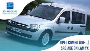 OPEL COMBO 00- LAMİNE ÖN CAM SRG. ADE. YEŞİL