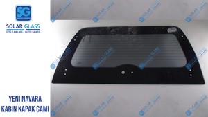  NISSAN NAVARRA TEMPER YENİ KABIN KAPAK ARKA CAMI RZT