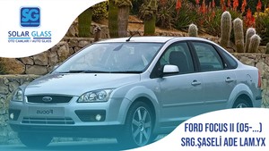 FORD FOCUS II 05- LAMİNE ÖN CAM SRG. ŞASE ADE. YEŞİL