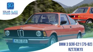 BMW 3 SERI E21 75-82 TEMPER ARKA CAM RZT. YEŞİL