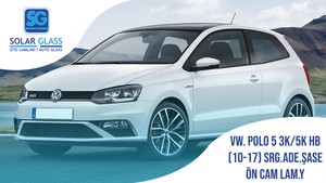 VW POLO 5 10- LAMİNE ÖN CAM ADE. SRG. ŞASE YEŞİL
