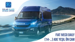  FIAT IVECO DAILY  14- LAMİNE ÖN CAM ADE. SRG. YEŞİL
