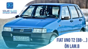 FIAT UNO T2 88- LAMİNE ÖN CAM BEYAZ