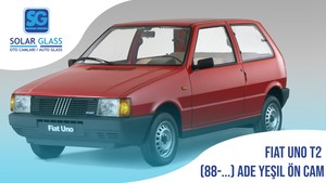 FIAT UNO T2 88- LAMİNE ÖN CAM YEŞİL