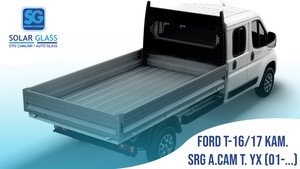  FORD T-16/17 KAMYONET 01- TEMPER ARKA CAM SRG. YEŞİL