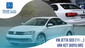 VW JETTA SDN. 11- TEMPER ARKA CAM RZT KOYU GRİ