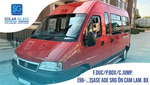 FIAT DUC/PEUGEOT BOX/CITROEN JUMP. 96- LAMİNE ÖN CAM ŞASE ADE. SRG. YEŞİL