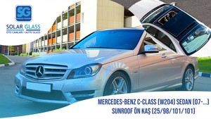  MERCEDES C CLASS W 204 SDN. 07- TEMPER SUNROOF ÖN KAŞ (25/98/101/101)
