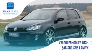 VW GOLF 5/ GOLF 6 03- LAMİNE ÖN CAM ŞASE SRG. SNS YEŞİL