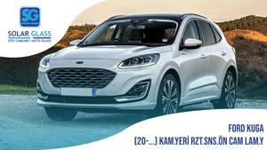 FORD KUGA 20- LAMİNE ÖN CAM KAM. YERİ RZT. SNS. SRG. YEŞİL
