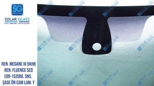  RENAULT FLUENCE HB/SDN. 08- LAMİNE ÖN CAM SNS. ŞASE YEŞİL