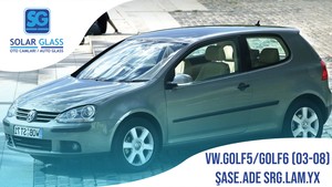 VW GOLF 5 / GOLF 6 03-08 LAMİNE ÖN CAM ŞASE ADE. SRG. YEŞİL