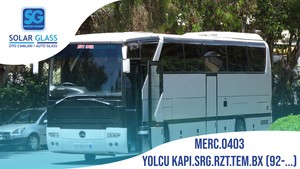 MERCEDES O 403 92- TEMPER YOLCU KAPISI SRG. RZT. BEYAZ