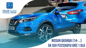 NISSAN QASHQAI 5K SUV P32S 14- TEMPER ARKA CAM 1 DELİK KOYU GRİ