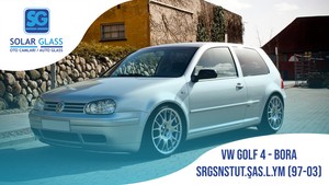 VW GOLF 4 / BORA 97-03 LAMİNE ÖN CAM SRG. SNS. TUT. ŞASE YEŞİL MAVİ