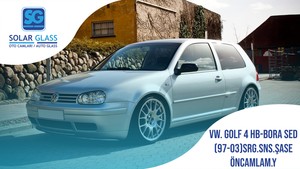 VW GOLF 4 / BORA HB/SDN. 97-03 LAMİNE ÖN CAM SRG. SNS. TUT. ŞASE YEŞİL