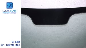  FIAT ALBEA 02-LAMİNE ÖN CAM ADE. SRG.YEŞİL