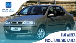  FIAT ALBEA 02-LAMİNE ÖN CAM ADE. SRG.YEŞİL