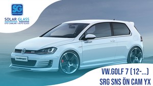 VW GOLF 7 12- LAMİNE ÖN CAM SRG. SNS. YEŞİL