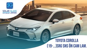TOYOTA COROLLA 4K 19- LAMİNE ÖN CAM ACUSTİK SNS. KMR. ADAPTAS. YEŞİL