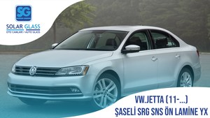 VW JETTA 11- LAMİNE ÖN CAM ŞASE SRG. SNS. YEŞİL