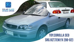 TOYOTA COROLLA SDN. 98-02 TEMPER ARKA CAM SRG. RZT. YEŞİL