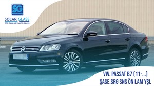 VW PASSAT B7 11- LAMİNE ÖN CAM ŞASE SRG. SNS. YEŞİL