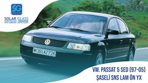  VW PASSAT 5 SED 97-05 LAMİNE ÖN CAM ŞASE SNS. YEŞİL