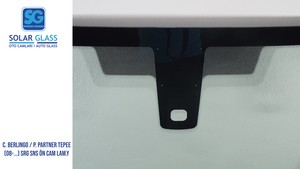  PEUGEOT PARTNER TEPE./CITROEN BERL. 08- LAMİNE ÖN CAM ADE. SRG. SNS. YEŞİL